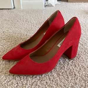 Steve Madden red heels